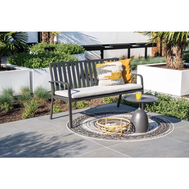 Garden Impressions Mioala bijzettafel diameter 50xh48 cm carbon black