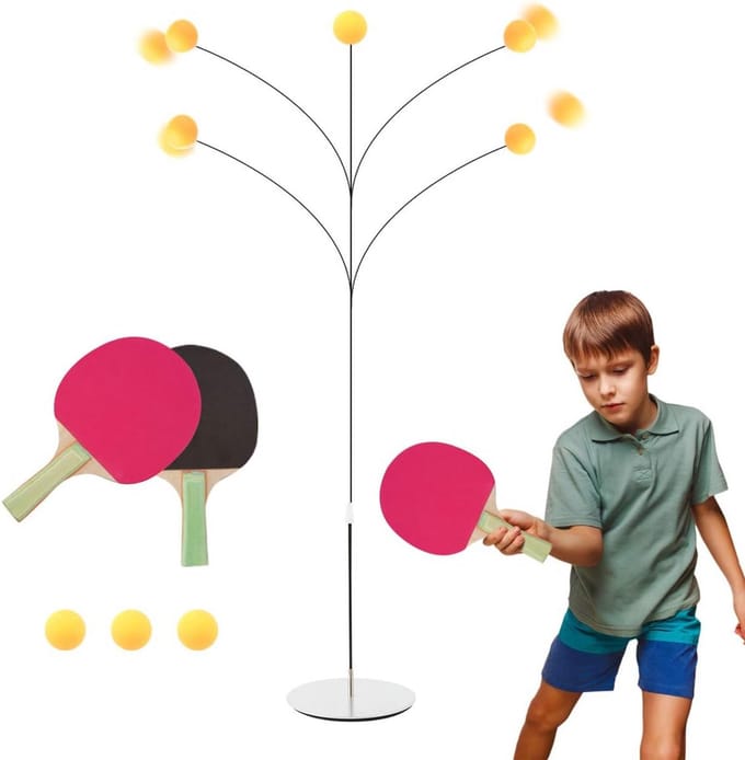 Tafeltennis Trainer Set - Elastische Rebound Apparatuur voor Training