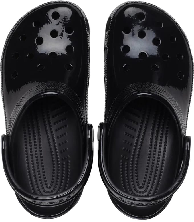 Crocs Classic High Shine Clog Zwart Maat 45/46 US M11