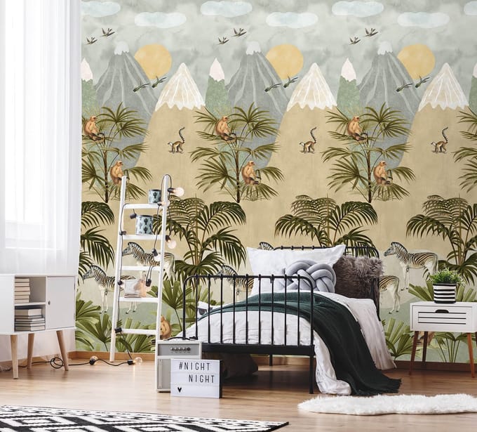 INGK Kinderbehang - Olive & Noah - Mountain Jungle