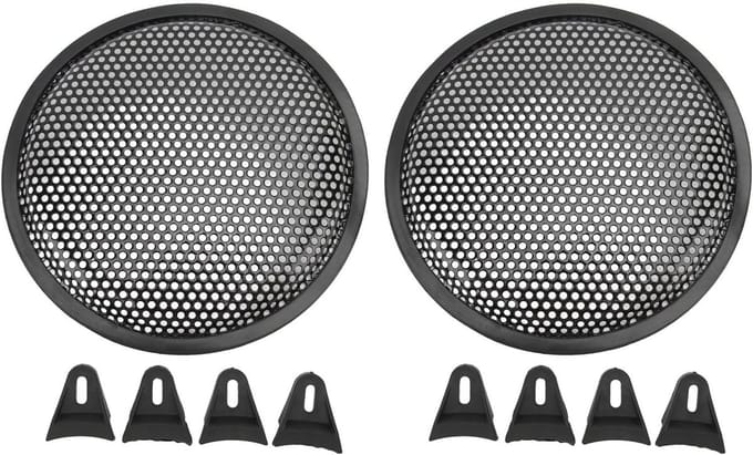 Set van 2 Universele 8 Inch Speakergrille Covers voor Auto Audio en Subwoofer