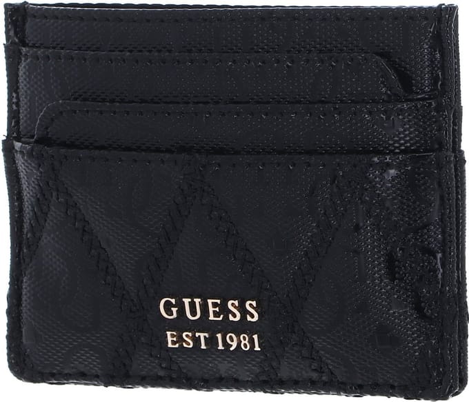 GUESS Kaarthouder Adi SLG Card Holder Black Zwart