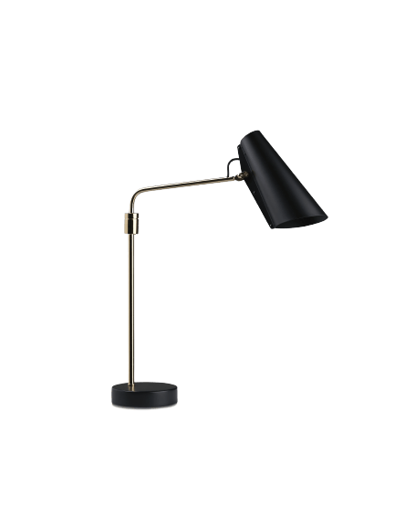 Northern Birdy Swing Tafellamp Zwart/ Messing
