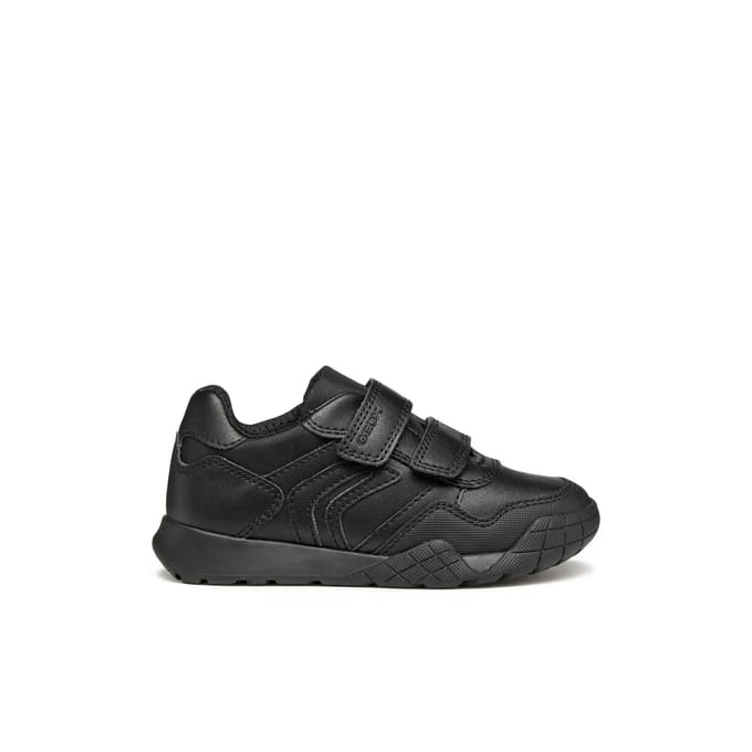 GEOX RANN-E JONGENS Veterschoenen - ZWART