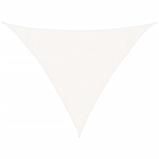 vidaXL - Zonnezeil - 160 - g/m² - 3x3x4,2 - m - HDPE - wit