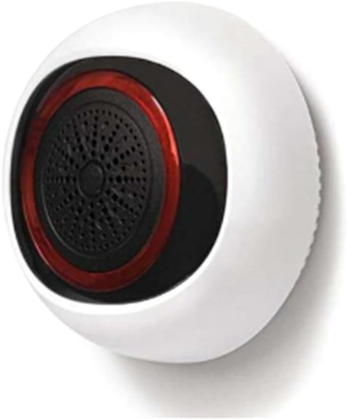 Geluids- en Lichtsensor - Alarm Sensor 2-in-1 - Slim Huis Beveiligen - 100DB Sirene - 105 Gram - Wit