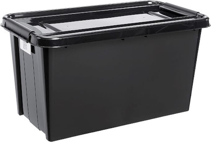 Kunststof bak Pro Box Plast Team 70L zwart