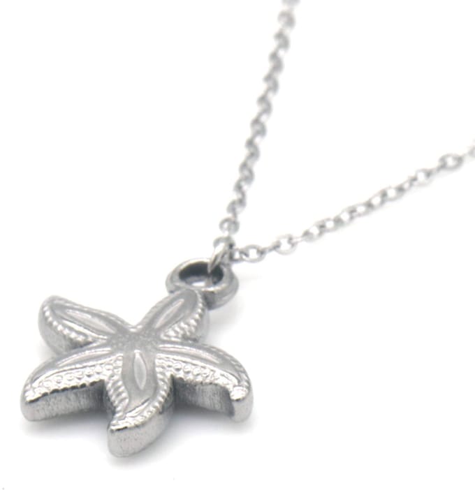 Ketting Zeester – RVS – 75cm
