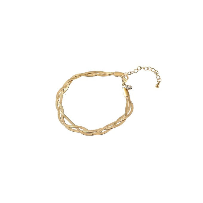 Go Dutch Label Armband (Sieraad) Fine Braided Bracelet Goud