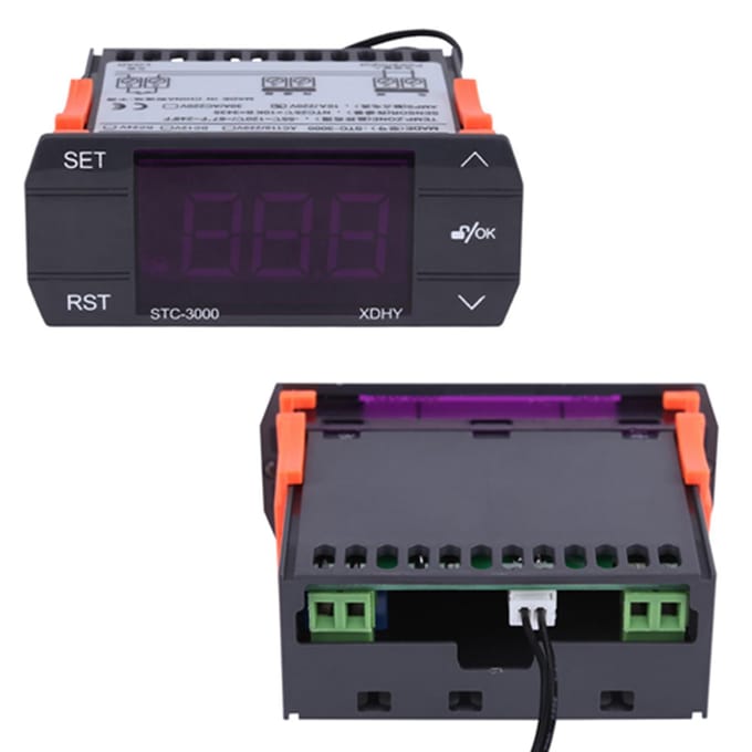 Thermostat numérique tactile STC3000 220 V avec capteur(30A)