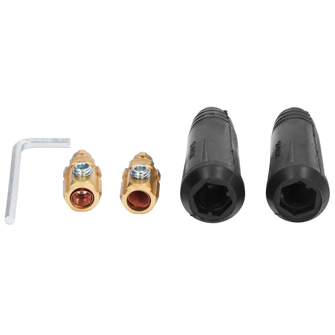 2 Set Las Kabel Connectoren Stekker Lassen Snelkoppeling Stekker Accessoires 200A DKJ10‑25