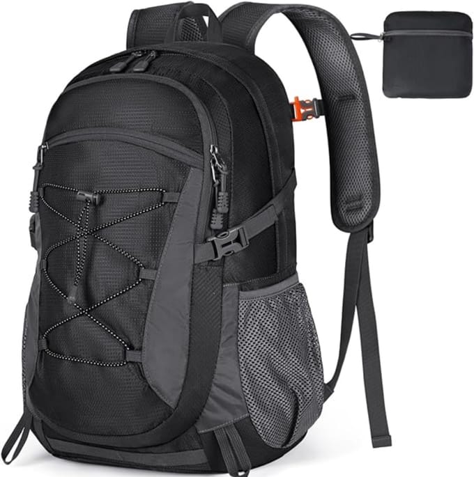 DYNA® Trekrugzak - Wandelrugzak - Backpack Dames - Zwart - 53cm x 34cm x 53cm