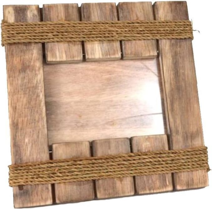 Fotolijst Hout - Touw - 19x20cm - Kleur Naturel