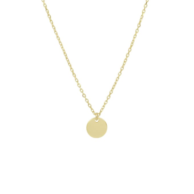 Geelgouden Collier rondje 1 4022521