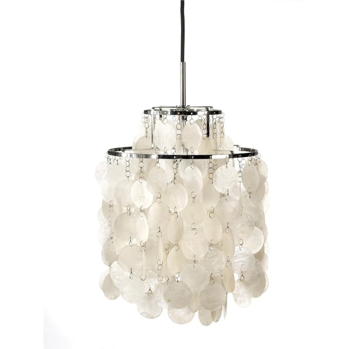 Verpan - Fun DM Hanglamp klein - 2 ringen smal - wit