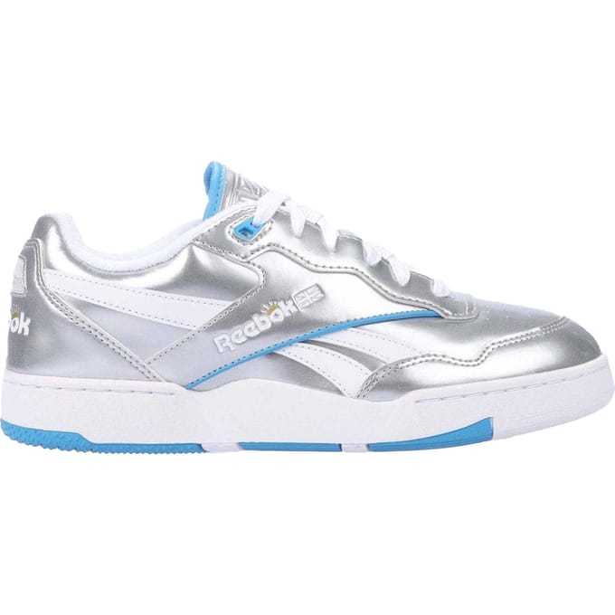 Reebok Dames/Dames BB 4000 II Metallic Leren Trainers (Zilver)