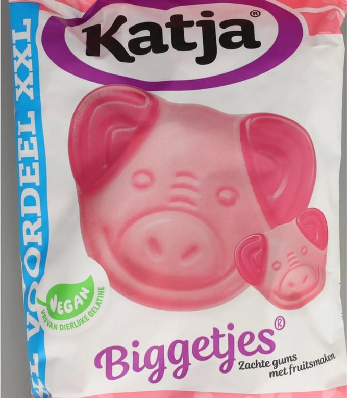 Katja - Biggetjes XXL - 12 x 410 gr - Voordeelverpakking