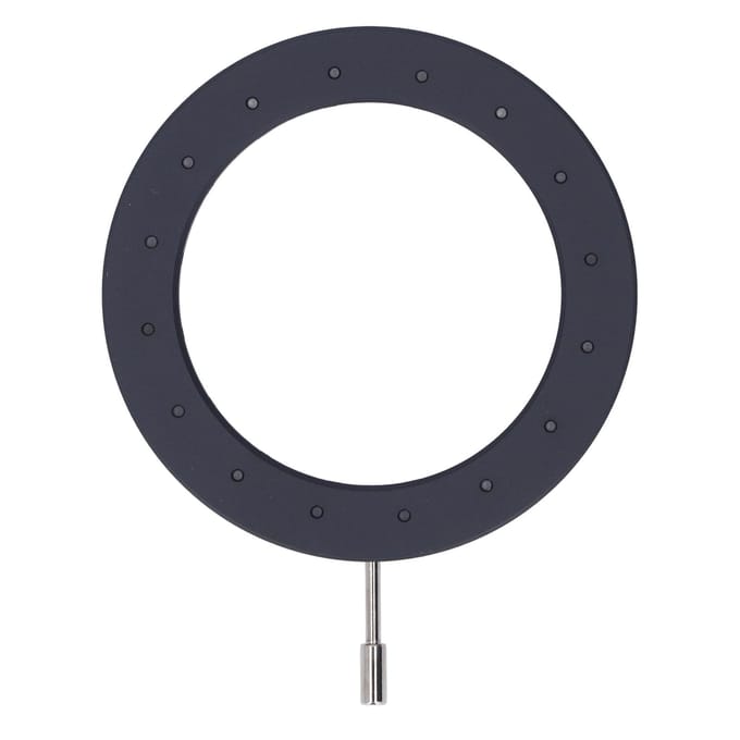 Diaphragme d'ouverture d'iris réglable 2-50 mm Adaptateur d'iris pour microscope Ouverture d'objectif réglable