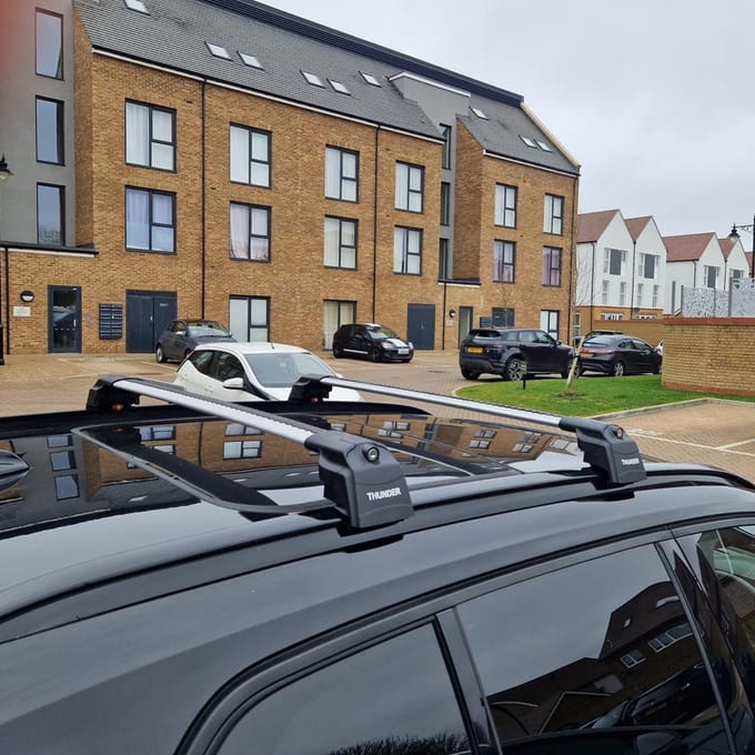 Thunder - Dakdragers Set - Aluminium - AUDI A4 AVANT (B9) 2016- - Geïntegreerde Rails & 75 kg