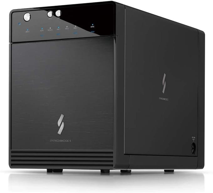 4-Bay Externe Behuizing voor 3,5 inch SATA Harde Schijven - USB 3.1 Gen 2 10 Gbps Type-C