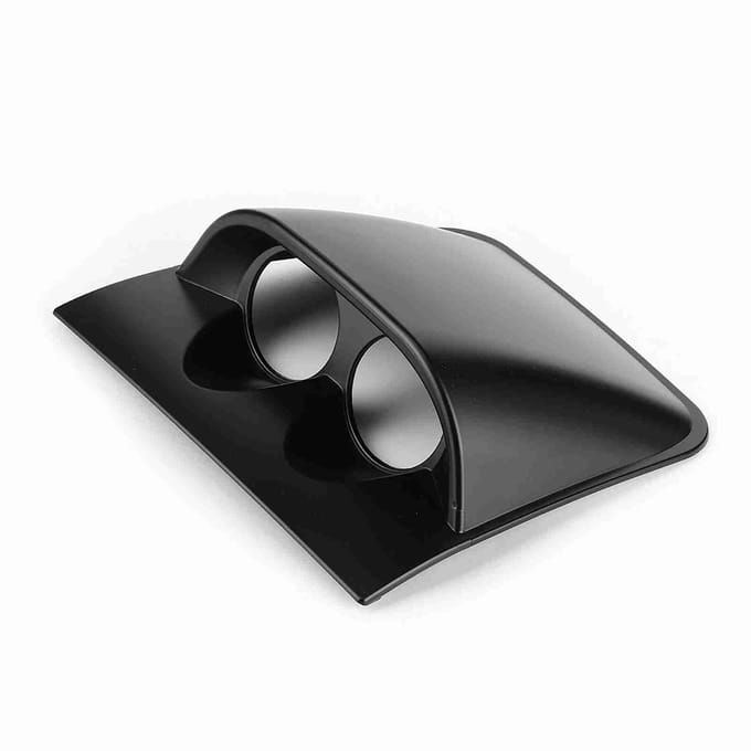 2in Dashboard Meter Pod Dubbel Gat Auto Meter Montage Houder Beugel Universeel Auto AccessoireZwart black