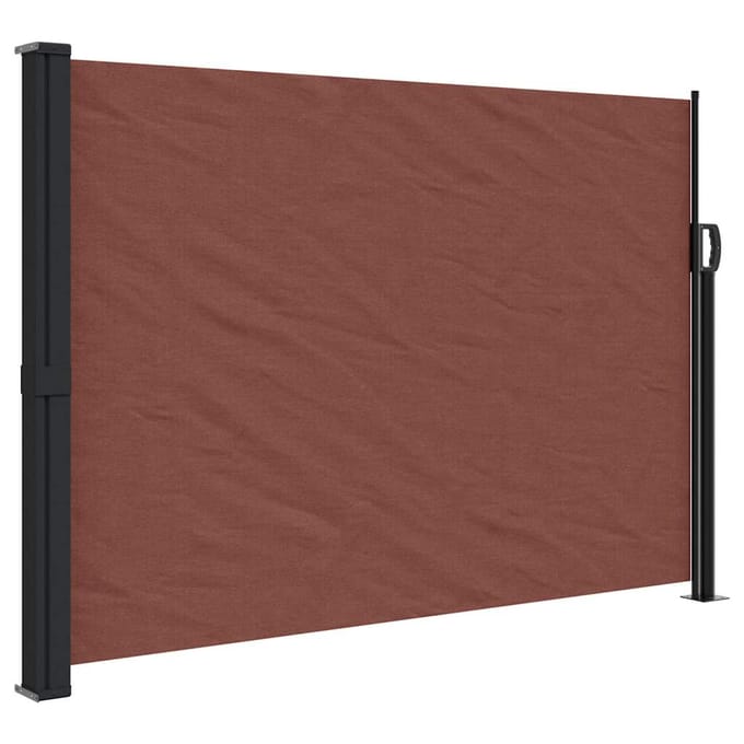 vidaXL - Windscherm - uittrekbaar - 140x600 - cm - bruin
