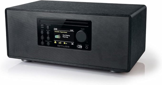 Compact Stereo Set met CD-speler, DAB+ Radio, Bluetooth en 60 Watt Vermogen