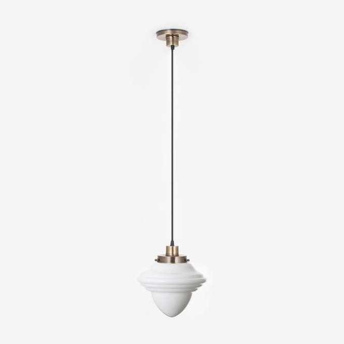 Hanglamp aan snoer Acorn Medium 20's Brons - Art Deco Trade