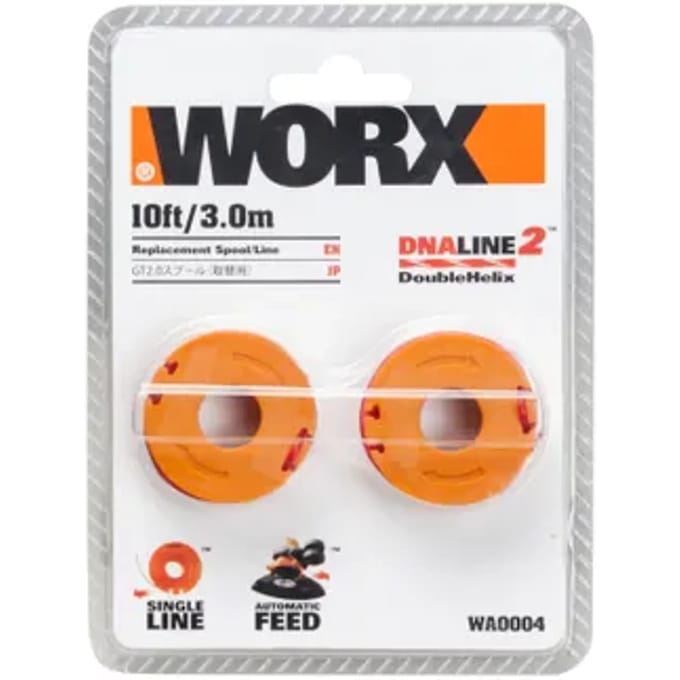 Worx Draadspoel Wa0004 3m X 1mm 2 Stuks