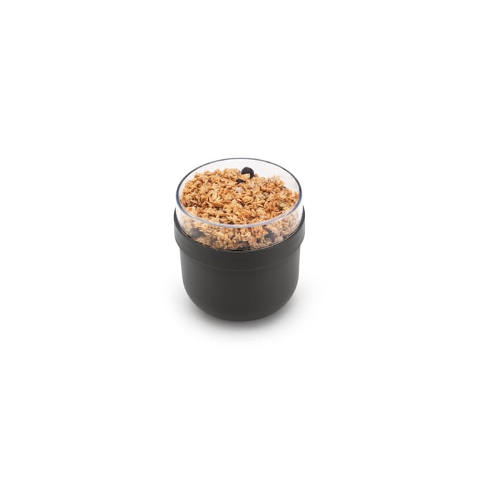Brabantia Make & Take Yoghurt Beker To Go - 500 ml - Kunststof - Dark Grey