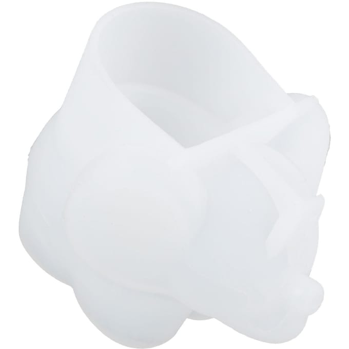 Epoxy Vorm Olifant Vorm Kristal Siliconen Gietvorm DIY 3D Opslag Decoratie Ornament white