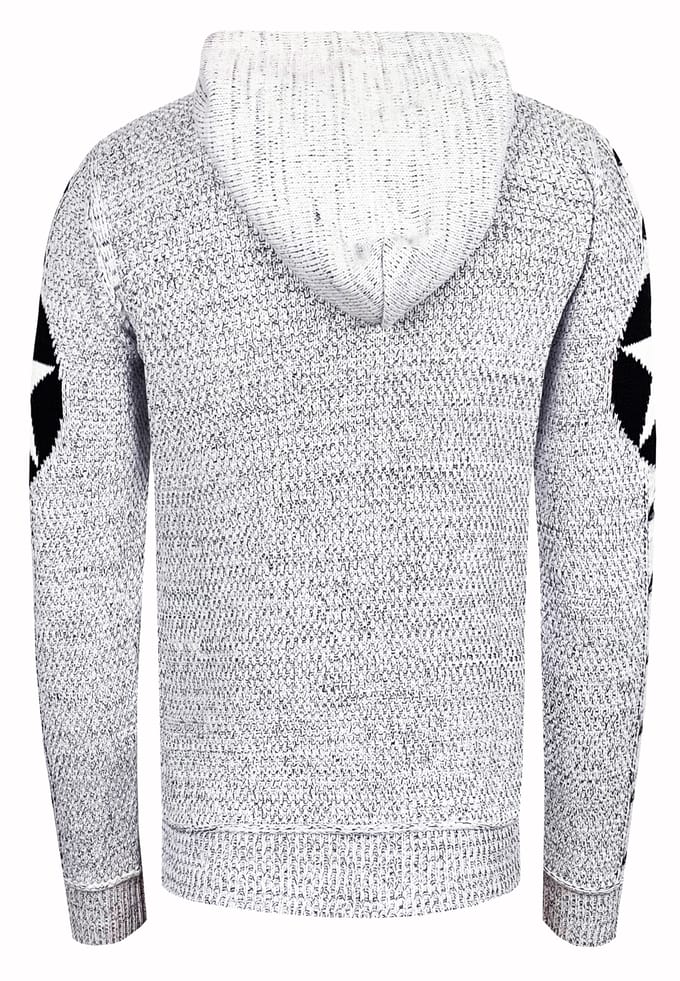 Grof gebreide hoodie