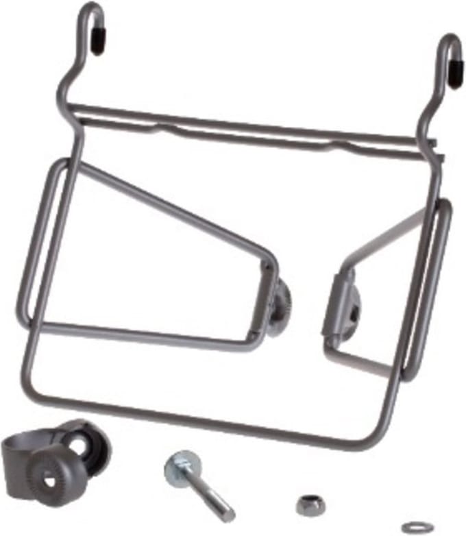 Drager steco mand-mee ano look met over sized klem 254mm - ZILVER