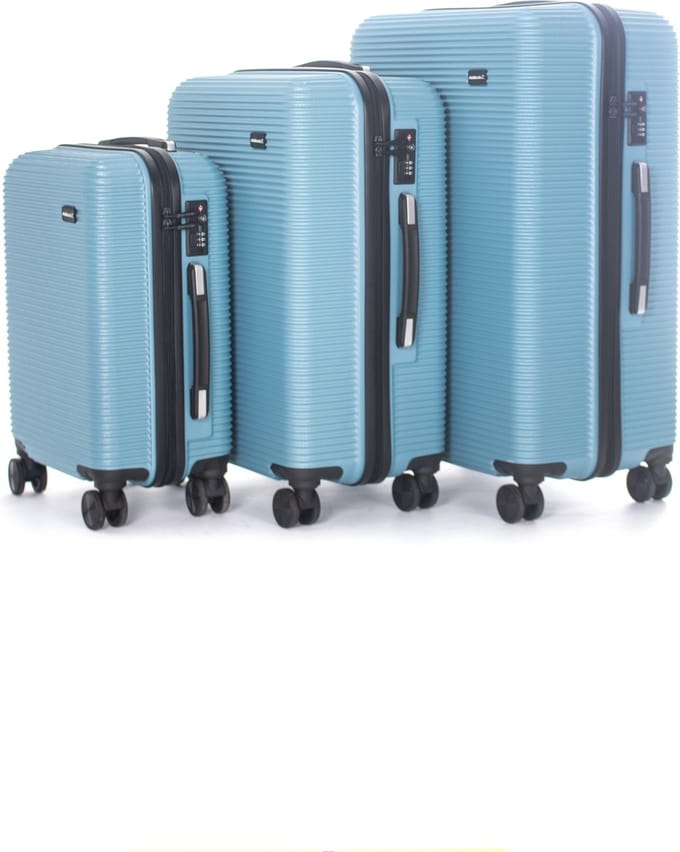 AttitudeZ Air-Z Reiskoffer Set Ice Blue