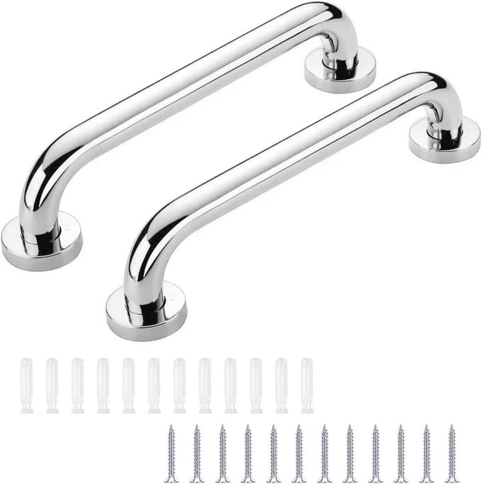 Veilige Badgreep Antislip - 30 cm Douchegreep voor Senioren en Gehandicapten (2 Stuks)