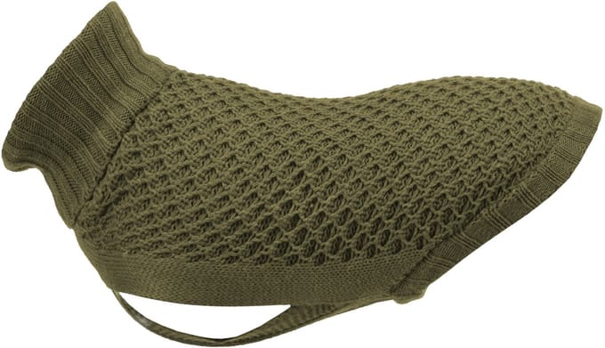 Hondentrui Trixie - Olijfgroen 36cm - Katoen, Wol, Polyamide, Ruime Beenuitsnijding