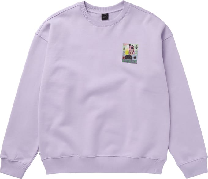 Mystic Groove Crew Trui - 250130 - Lilac - XL