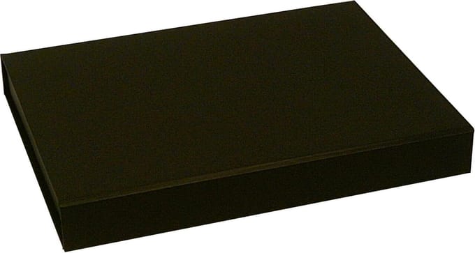 Geschenkdoos opbergdoos ZWART kraft, 22x16,5x3cm (5 stuks)