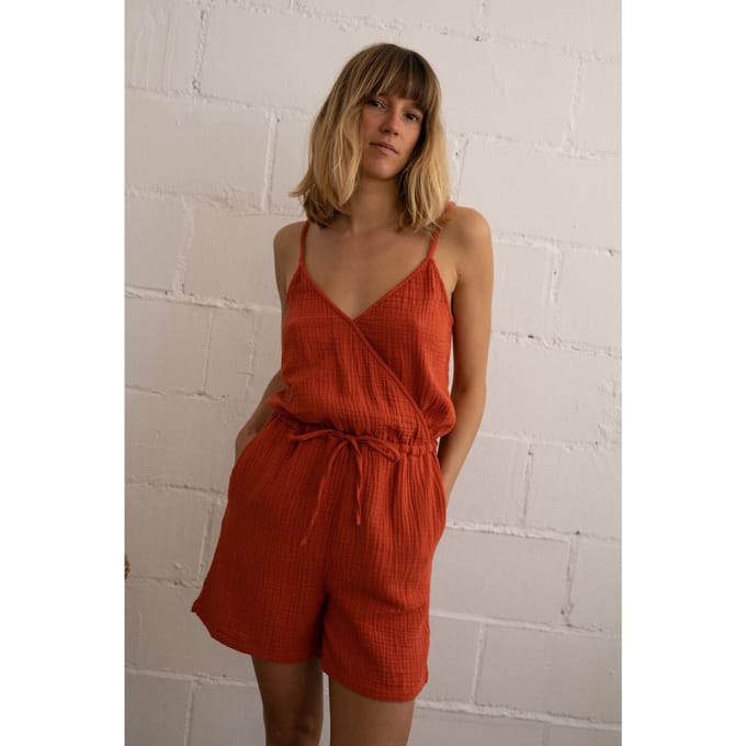TWOTHIRDS Rabida - Chilli Größe: L | Playsuits Outlet | Damen