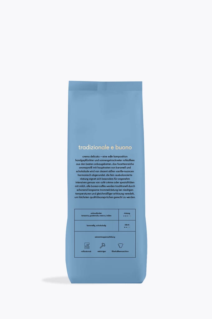 caffè baresi Crema Delicato 250g