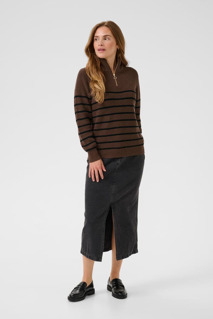 Pullover KAlioa Pullover Loose fit black brown