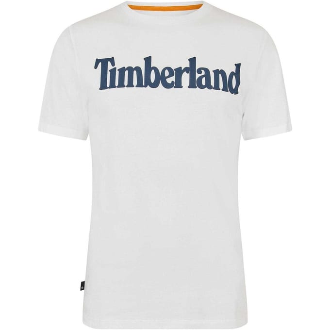 Timberland Heren Kennebec rivier katoen T-shirt (Wit)