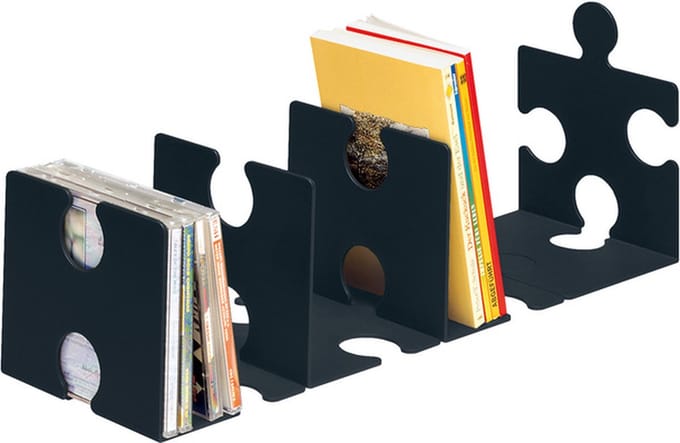 Boekensteun HAN Puzzle set a 2 stuks zwart