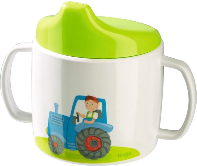 Haba Kubeczek z dziubkiem Traktor