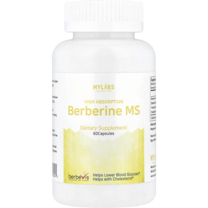 Mylabs, Berberine MS, High Absorption, 550 mg, 60 Capsules