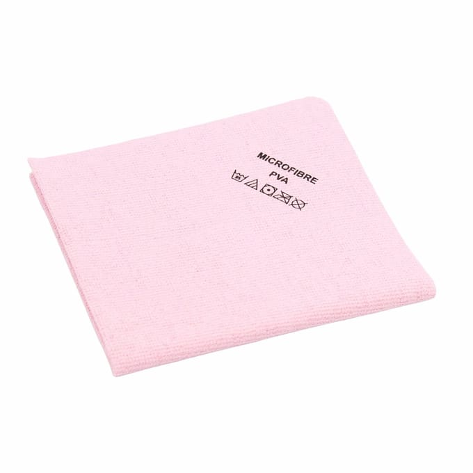 PVA Microvezeldoek ChiaMo.nl Roze – 5 stuks – 38 x 35 cm