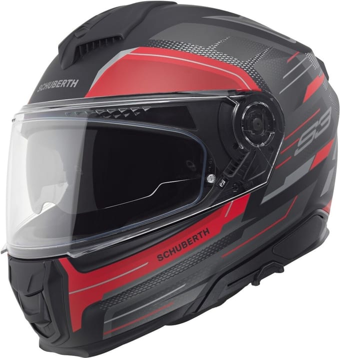 Schuberth S3 Apex Mat Antraciet Zwart Rood Integraalhelm - Helm