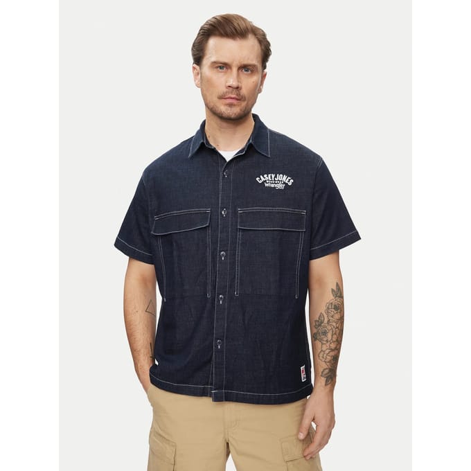 Wrangler - CASEY JONES SHIRT MED INDIGO