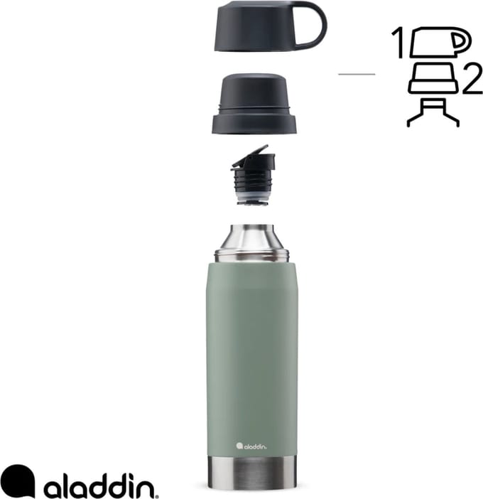 Aladdin - Thermavac Twin Cup Bottle 1100 ml Sage Green