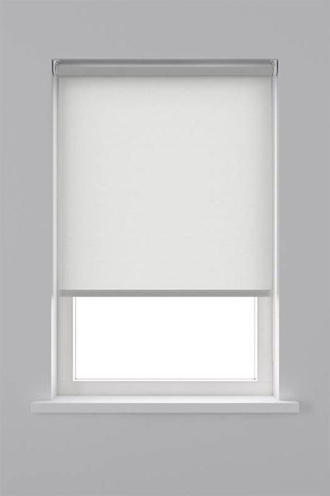 Decosol rolgordijn lichtdoorlatend - 210x190 cm - ribbel wit